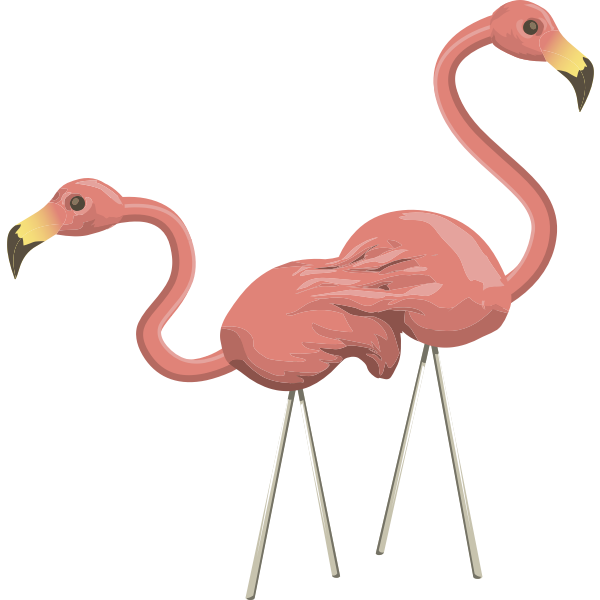 SVG Flamingo image