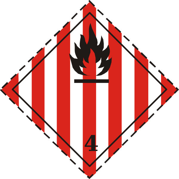 SVG Flammable symbol