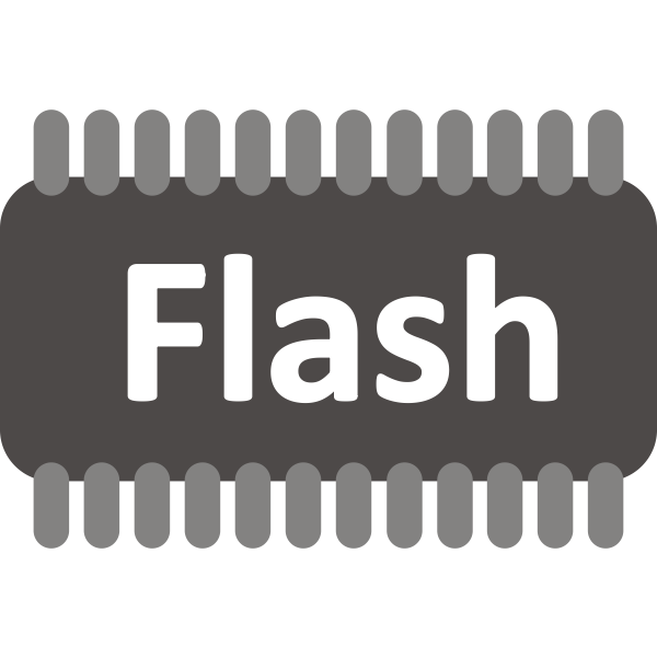 SVG Flash memory vector image