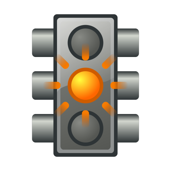 SVG Flashing traffic light