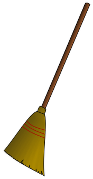 SVG Flat broom