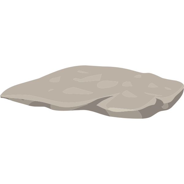 SVG Flat rock