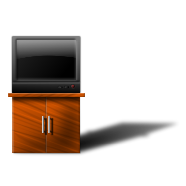 SVG Flat TV vector illustration