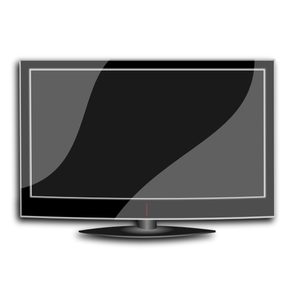 SVG Flat TV vector image