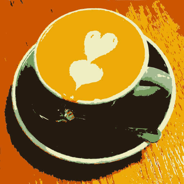 SVG Flat white Coffee