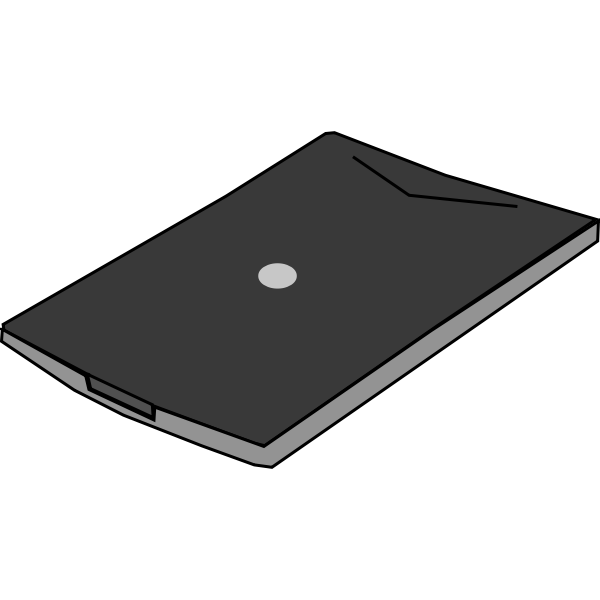 SVG Flatbed scanner vector clip art