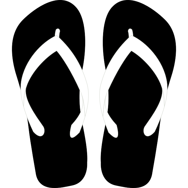 SVG Flipflops vector clip art