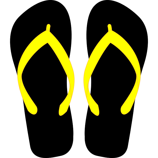 SVG Flipflops vector drawing
