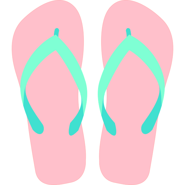 SVG Flipflops vector graphics