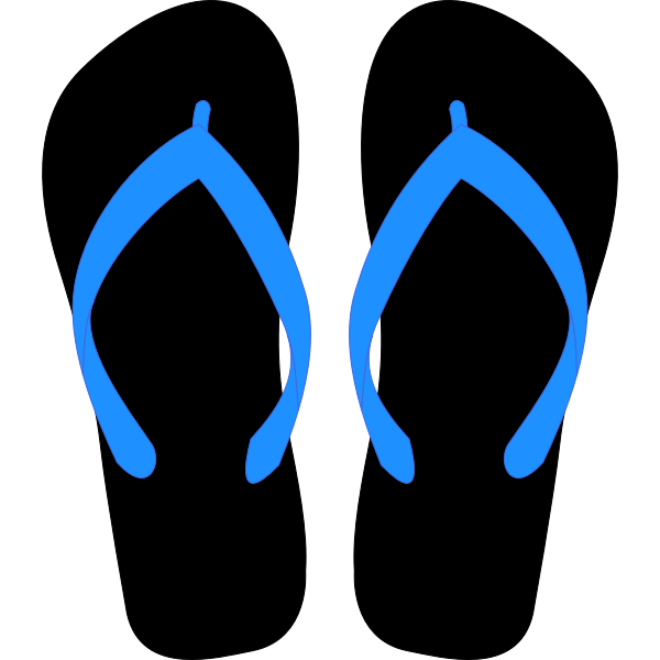 SVG Flipflops vector graphics