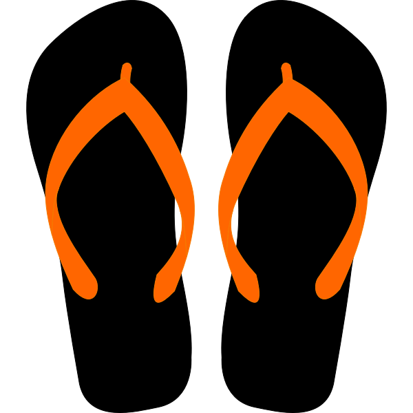 SVG Flipflops vector illustration
