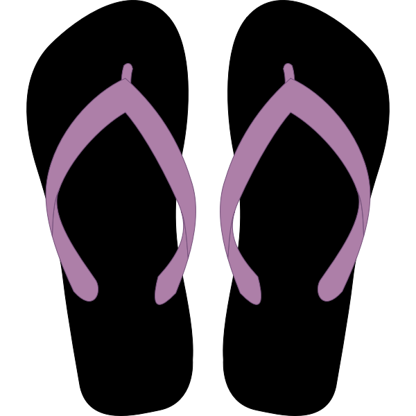 SVG Flipflops vector illustration