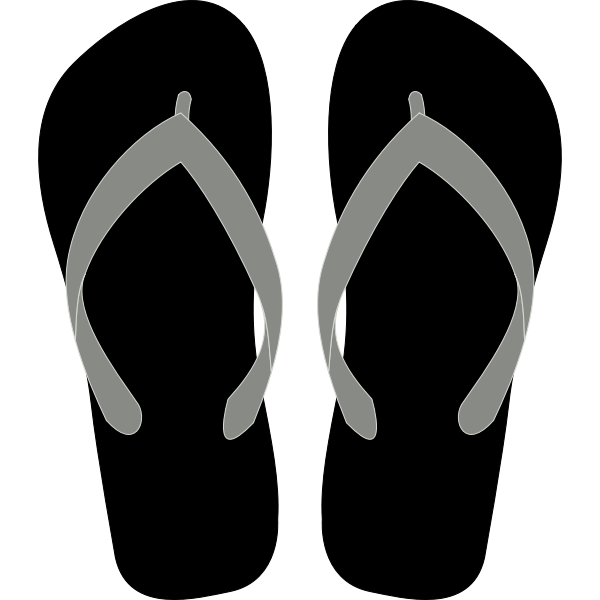 SVG Flipflops vector image