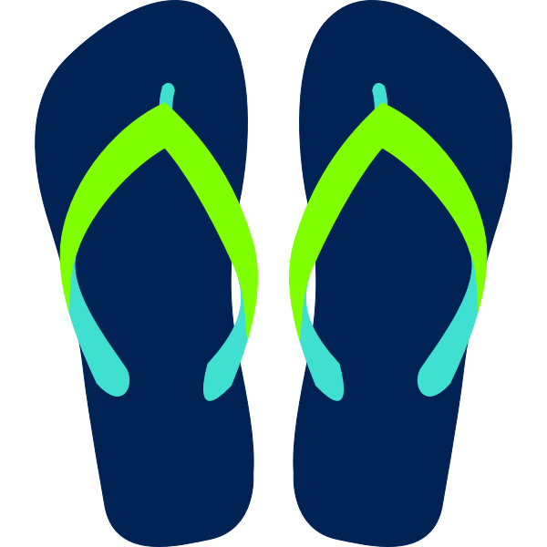 SVG Flipflops vector image