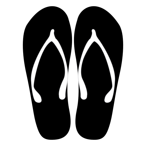 SVG Flipflops vector image