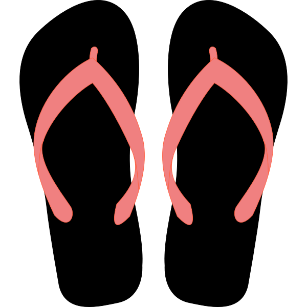 SVG Flipflops vector image
