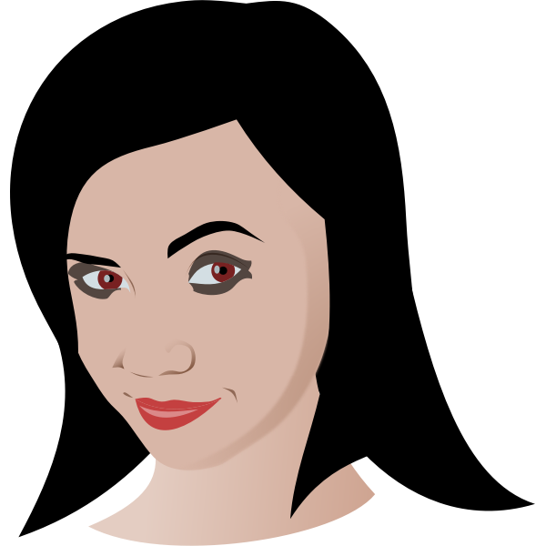 SVG Flirty girl