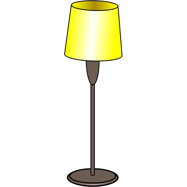 SVG Floor lamp on