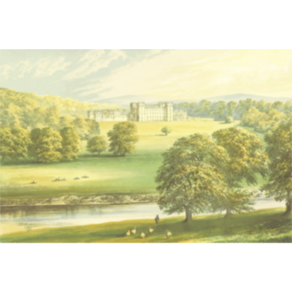 SVG Floors Castle vector clip art