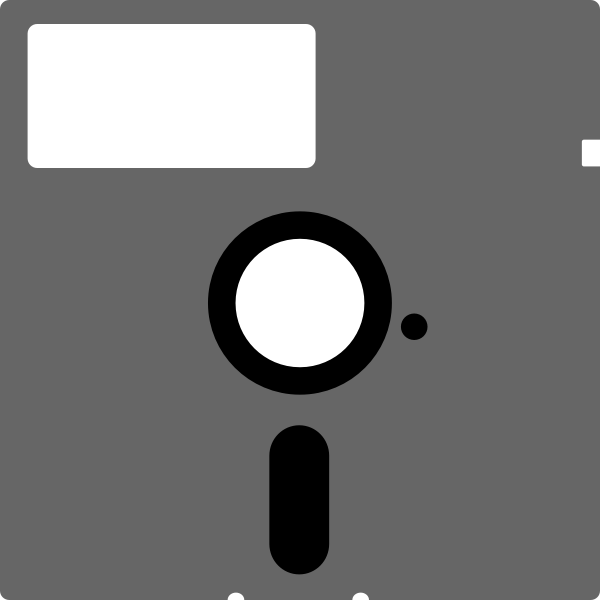 SVG Floppy disk icon