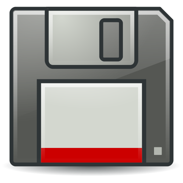 SVG Floppy disk symbol