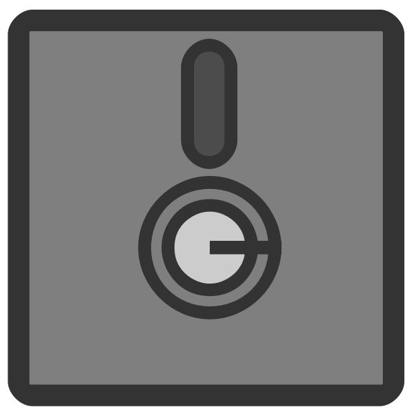 SVG Floppy disk vector isymbol