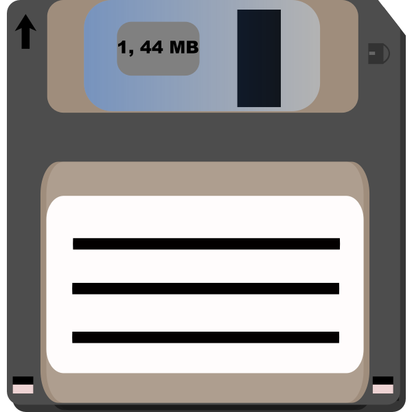 SVG Floppy diskette vector clip art