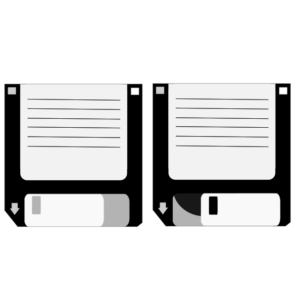 SVG Floppy Disks Vector Clip Art