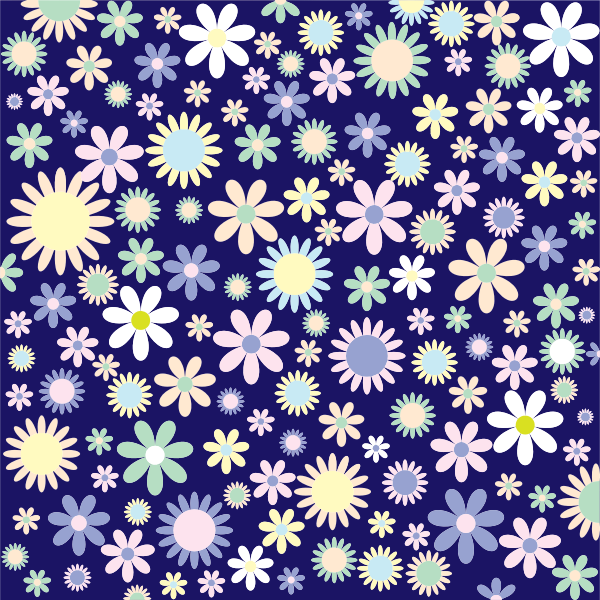 SVG Floral background