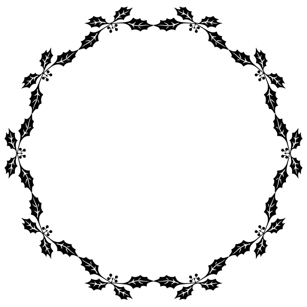 SVG Floral border