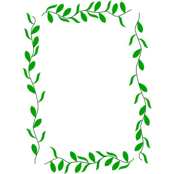 SVG Floral Border 4