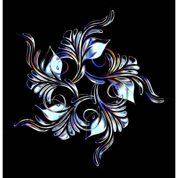 SVG Floral Glass 5 Enhanced