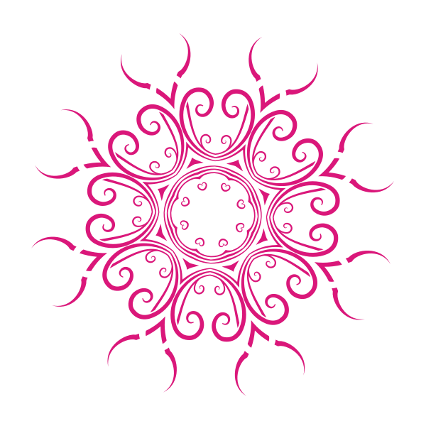 SVG Floral ornament clip art graphics