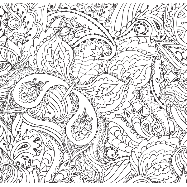 SVG Floral pattern design