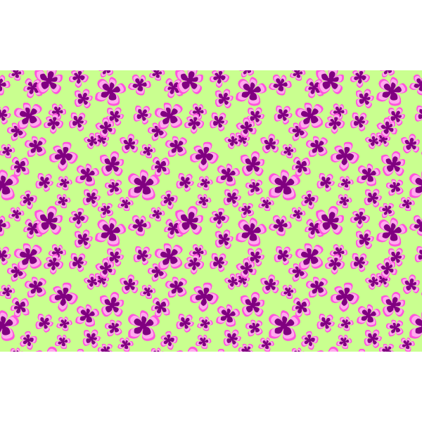 SVG Floral purple pattern