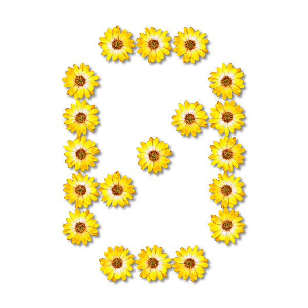 SVG Floral zero