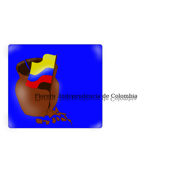 SVG floreo independencia de colombia