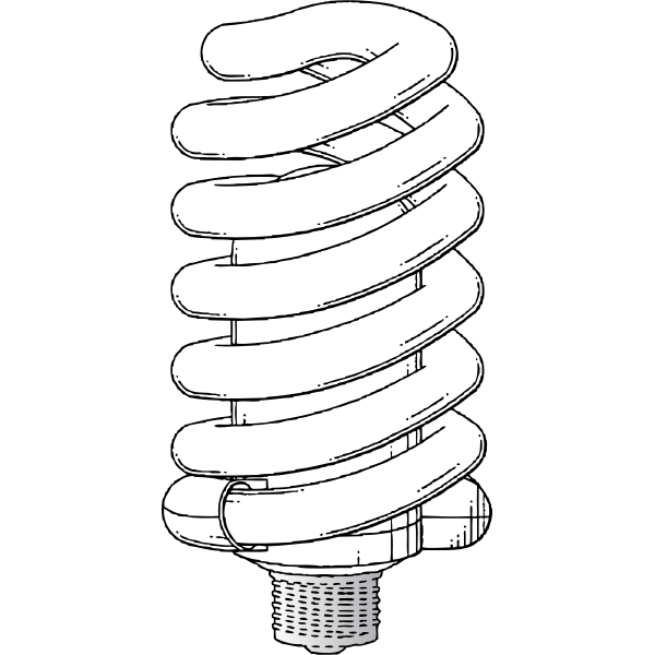 SVG flourescent bulb