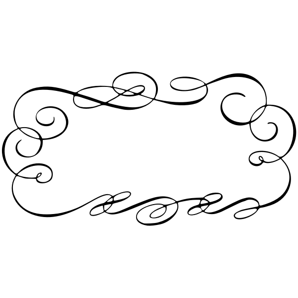SVG Flourish frame image