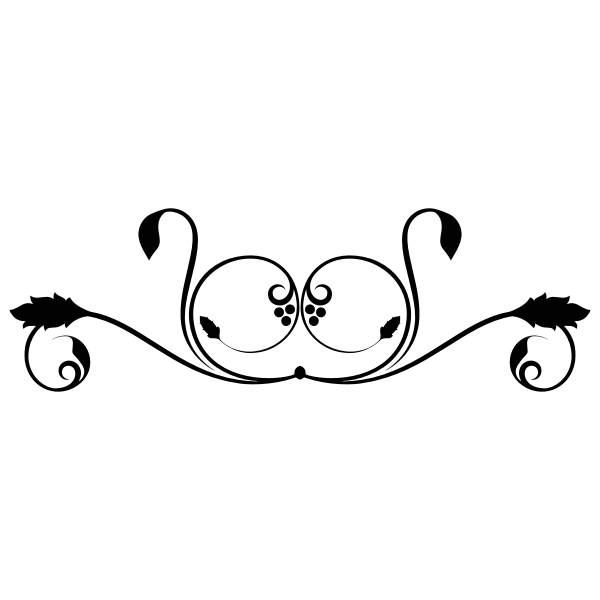 SVG Flourish ornament design