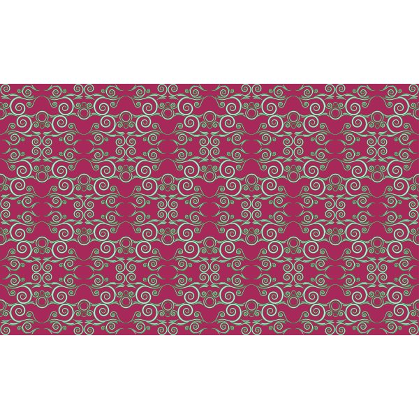 SVG Flourish pattern on red background