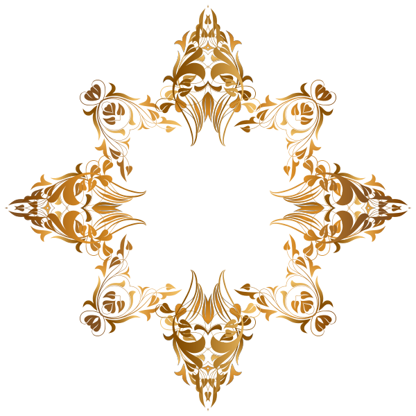 SVG Flourish shiny frame vector image