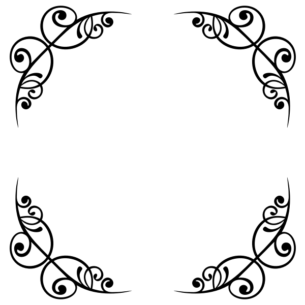 SVG Flourishy Frame 13