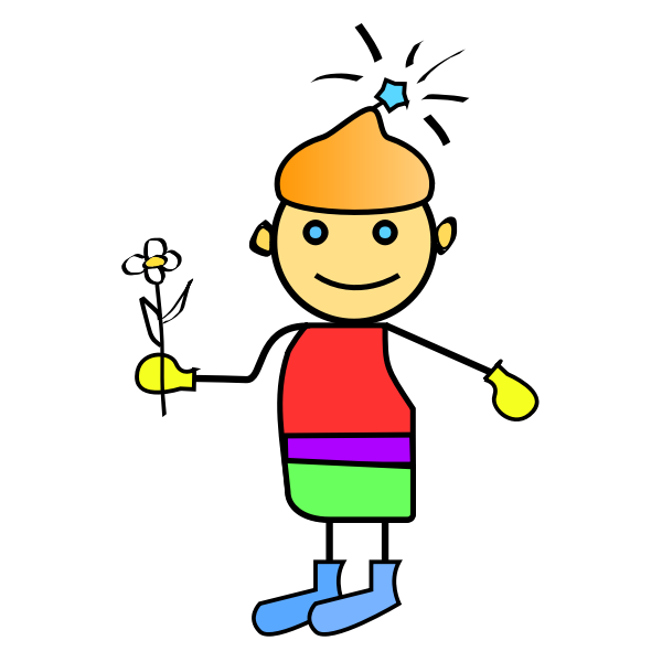 SVG Flower boy