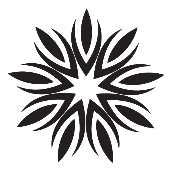 SVG Flower design shape