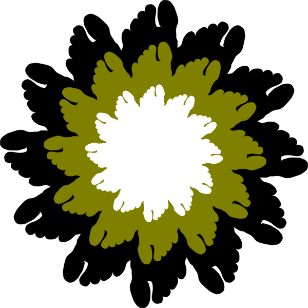 SVG Flower made of feet