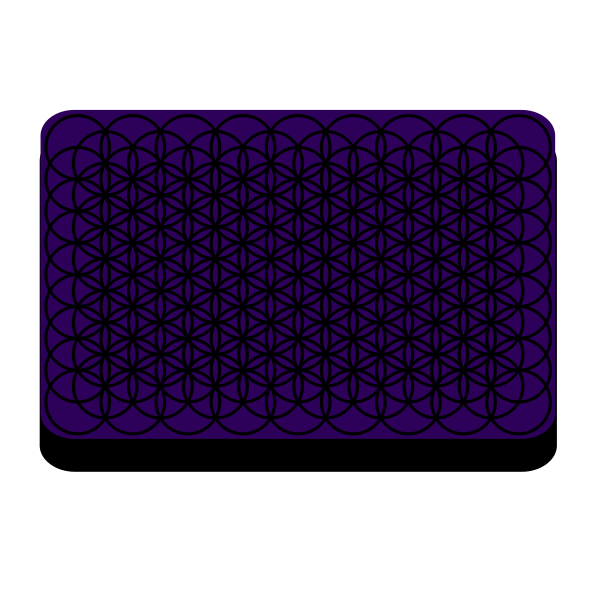 SVG Flower of Life Tessellation for Laptop