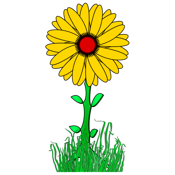 SVG Flower path 003
