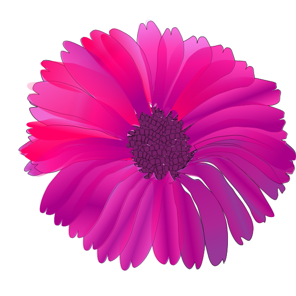 SVG flower pink