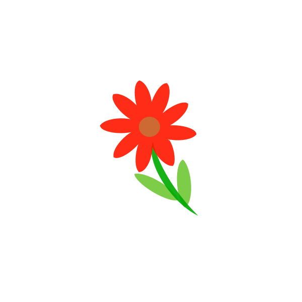 SVG Flower sketch